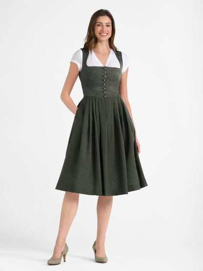 Berwin Long Dirndl 1 pc. 70cm "Ruby" green