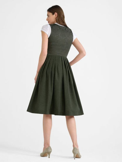 Berwin Long Dirndl 1 pc. 70cm "Ruby" green
