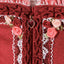 Kruger Midi Dirndl 2pcs. 60cm "Ulrika" red