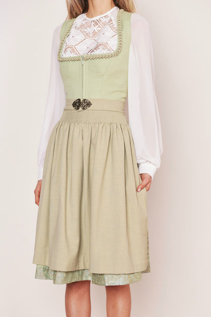 Julia Trentini Lotte Midi Dirndl, Green — 60cm