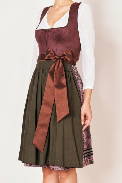 Julia Trentini Lina Midi Dirndl, Purple — 60cm