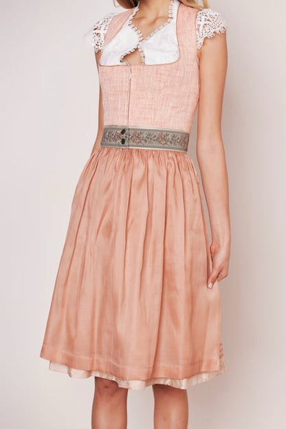 Julia Trentini Marta Dirndl, Rose — 60cm Midi