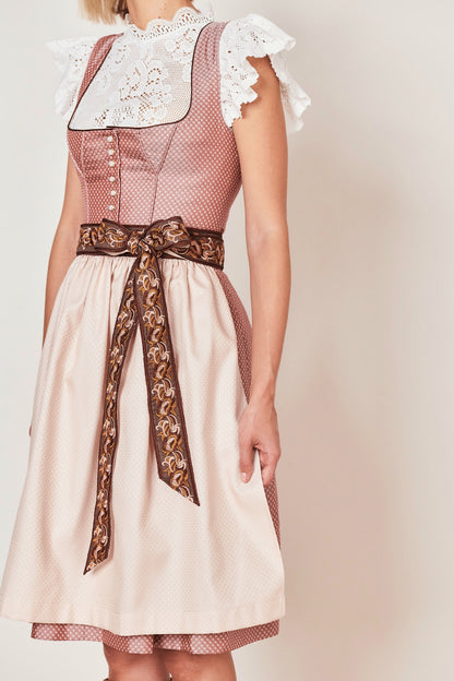 Julia Trentini Klara Midi Dirndl, Pink — 60cm