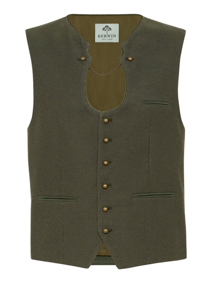 Berwin Traditional Vest "Thompson" green