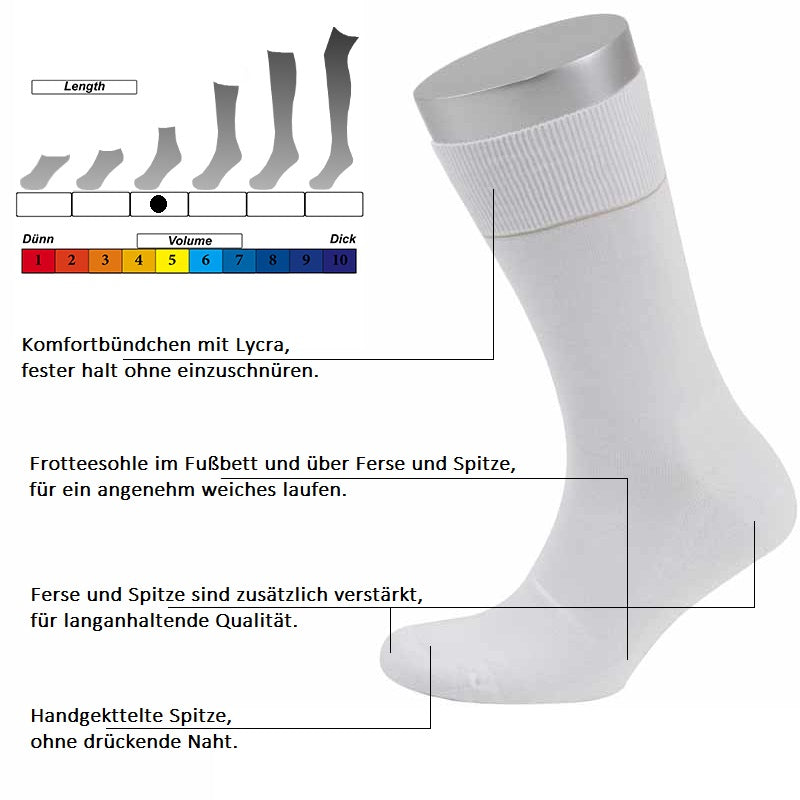 Men's Thin Plush Doctor Socks 1 pair (closeout)
