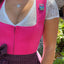 Midi Dirndl 2pcs. 50cm "Lyvia" berry (32-44)