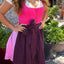 Midi Dirndl 2pcs. 50cm "Lyvia" berry (32-44)