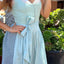 Mini Dirndl 2pcs. 50cm "Lyvia" sage (sizes 36,38 in USA stock)