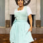 Mini Dirndl 2pcs. 50cm "Lyvia" sage (sizes 36,38 in USA stock)