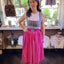 Berwin Sleeveless Lace Dirndl Blouse "Lena" white
