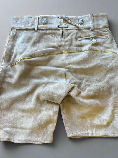 Men's Lederhosen "Vogtland3" H-Straps Light Brown (in USA stock)