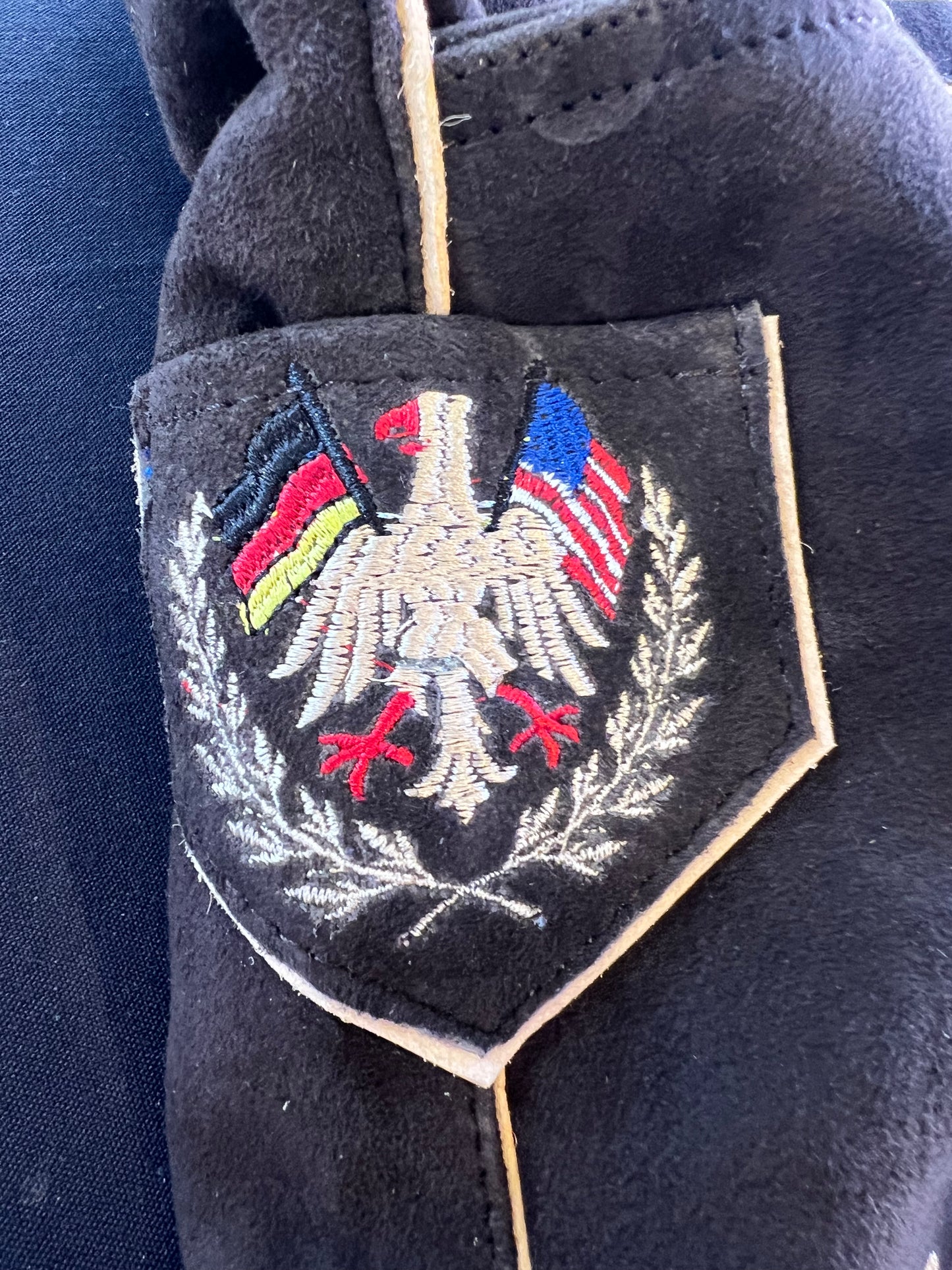 Men's Lederhosen "Vogtland3" H-Straps Dark Brown (in USA stock)