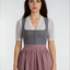 Berwin Midi Dirndl 2pcs. 60cm "Sara" grey