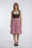 Berwin Midi Dirndl 2pcs. 60cm "Emma" brown/pink