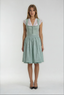 Midi Dirndl 2pcs. 60cm "Lyvia" sage (sizes 36-44 in USA stock)