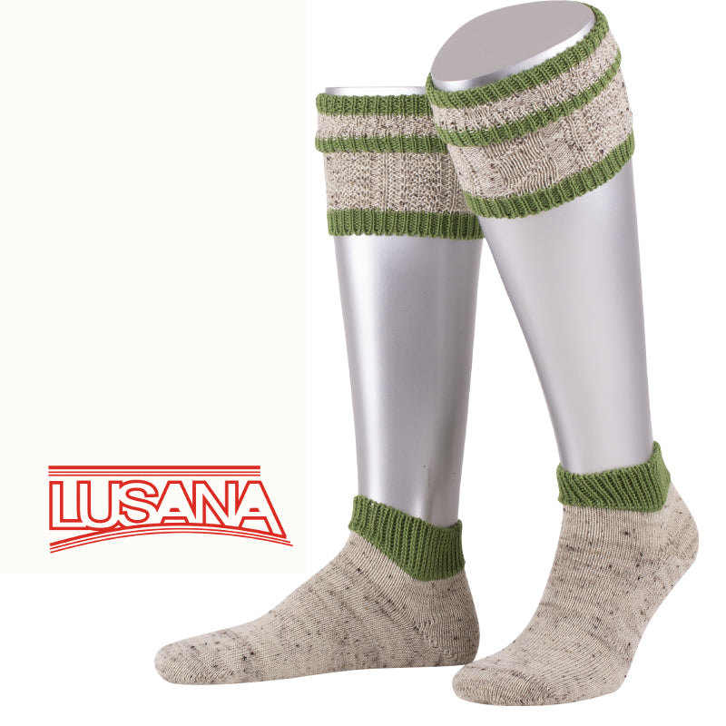 Men's Loferl Loden Tweed (beige/apple green)
