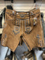 Men's Lederhosen "TradKraft" H-Straps brown (sizes 46-66)