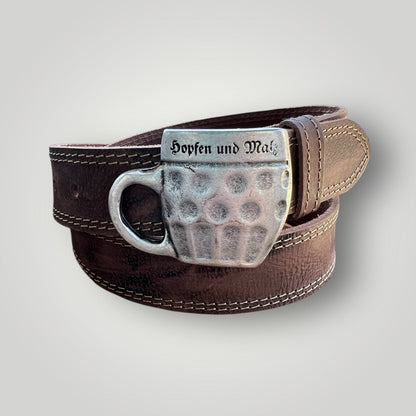 Bavarian Belt "Beer Mug" (size 90)