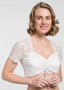 Spieth & Wensky Dirndl Blouse "Bahamas" Off White (closeout)