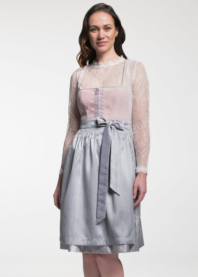 Spieth & Wensky Midi Dirndl 2pcs. 60cm "Demo" mallow (size 42) closeout