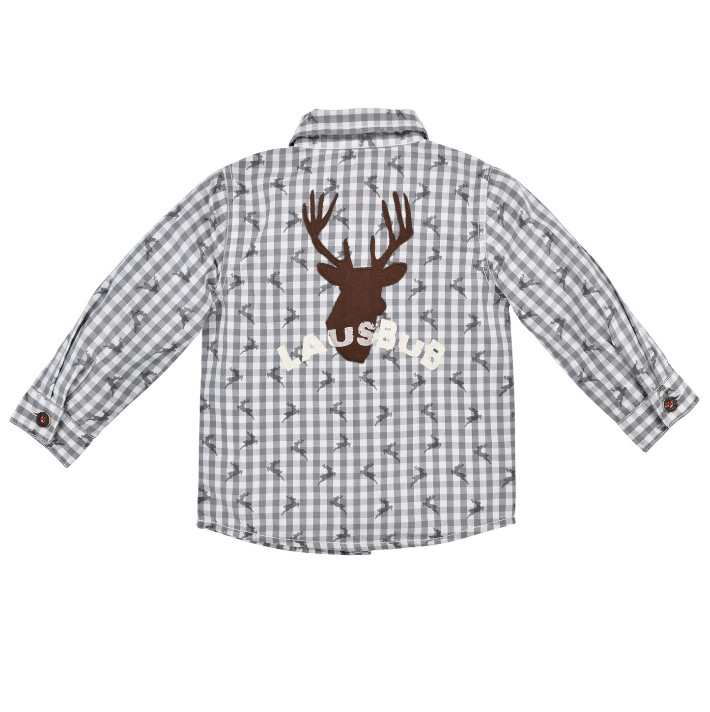 Boys Grey Long Sleeve Shirt