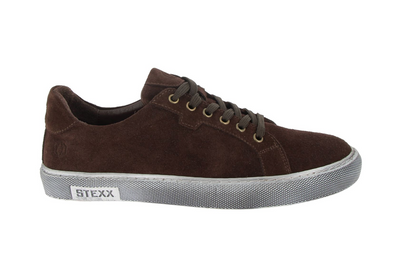 Stexx Men's Suede Sneaker — German Cowhide Lace-Up