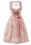 Stockerpoint Midi Dirndl 2pcs. 60cm Dirndl Alena Dusky Pink Size (30)