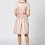 Stockerpoint Midi Dirndl 2pcs. 60cm Dirndl Alena Dusky Pink Size (30)