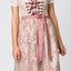 Stockerpoint Midi Dirndl 2pcs. 60cm Dirndl Alena Dusky Pink Size (30)