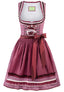 Stockerpoint Mini Dirndl 2pcs. 55cm "Angelica" Bordeaux (34) closeout