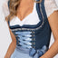 Stockerpoint Midi Dirndl 60cm 2pcs "Harper" blue (40) closeout