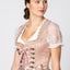 Midi Dirndl 2pcs. 60cm "Lilou" Old Pink (Size 30)