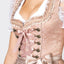 Midi Dirndl 2pcs. 60cm "Lilou" Old Pink (Size 30)
