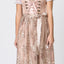Midi Dirndl 2pcs. 60cm "Lilou" Old Pink (Size 30)