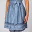 Stockerpoint Mini Dirndl 2pcs. 55cm "Ruby" blue (38) closeout
