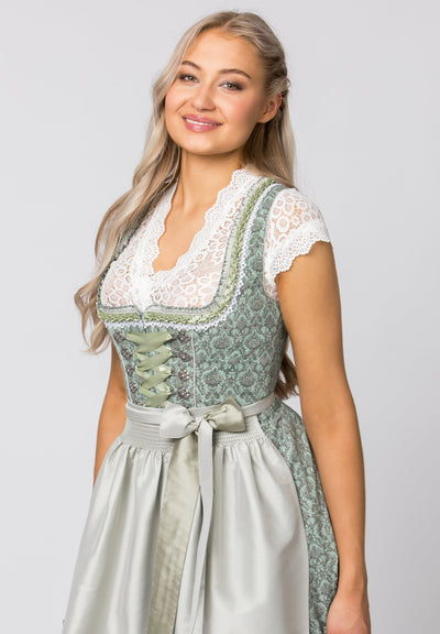Stockerpoint Mini Dirndl 2pcs. 55cm "Ruby" sage (closeout) 32