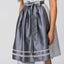 Stockerpoint Midi Dirndl 2pcs. 60cm "Sonja" light grey (42) closeout