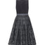 Dirndl with velvet top and jacquard skirt