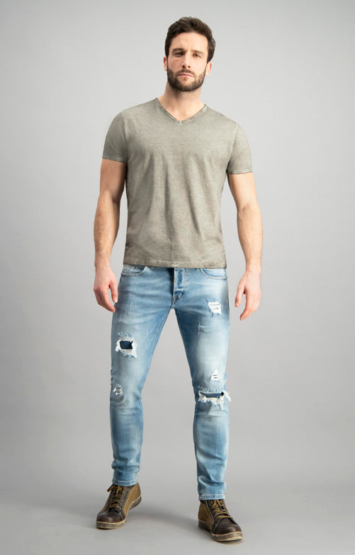 Mens T-Shirt Falco Stone