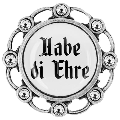 I have the Honor Rhinestone White Brooch