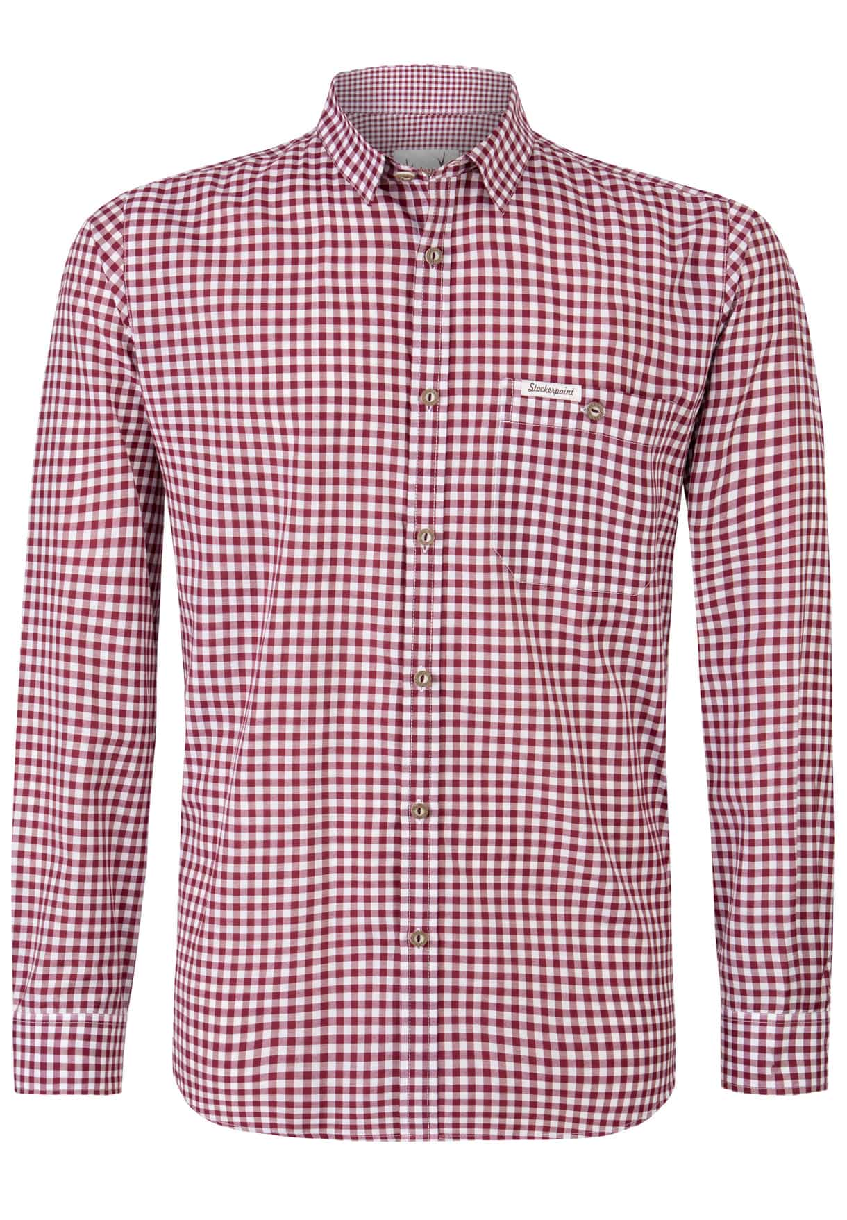 Stockerpoint Traditional Campos3 "Bordeaux" Long Sleeve Shirt (closeout)
