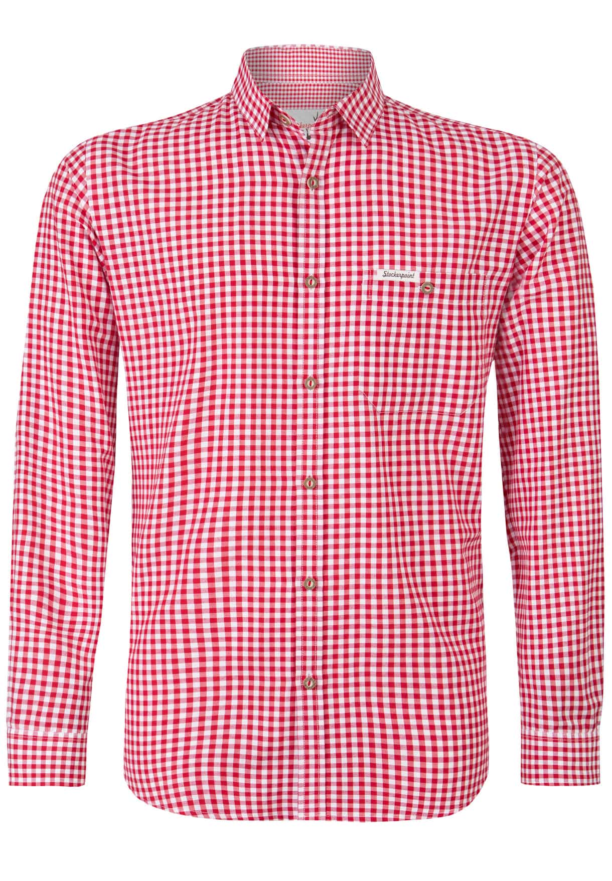 Stockerpoint Traditional Campos3 "Red" Long Sleeve Shirt (closeout)