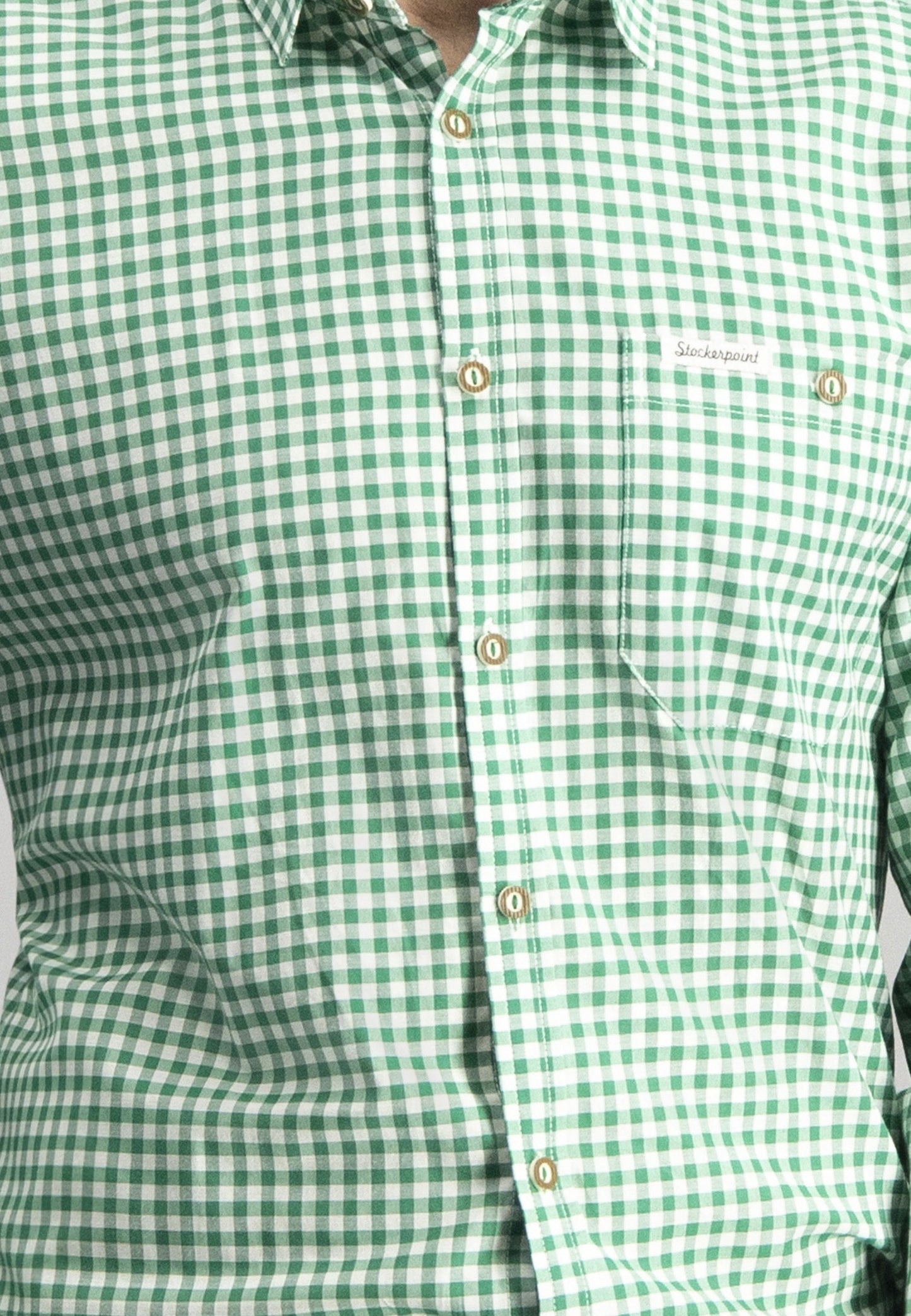 Stockerpoint Traditional Campos3 "Green" Long Sleeve Shirt (closeout)