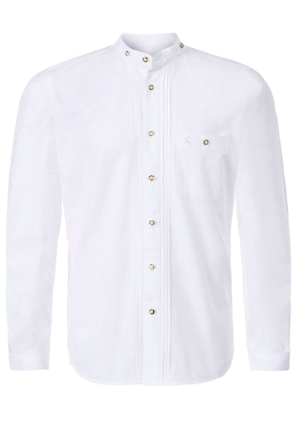 Stockerpoint Traditional "Leon" Weiss Long Sleeve Shirt (closeout) 5XL ONLY