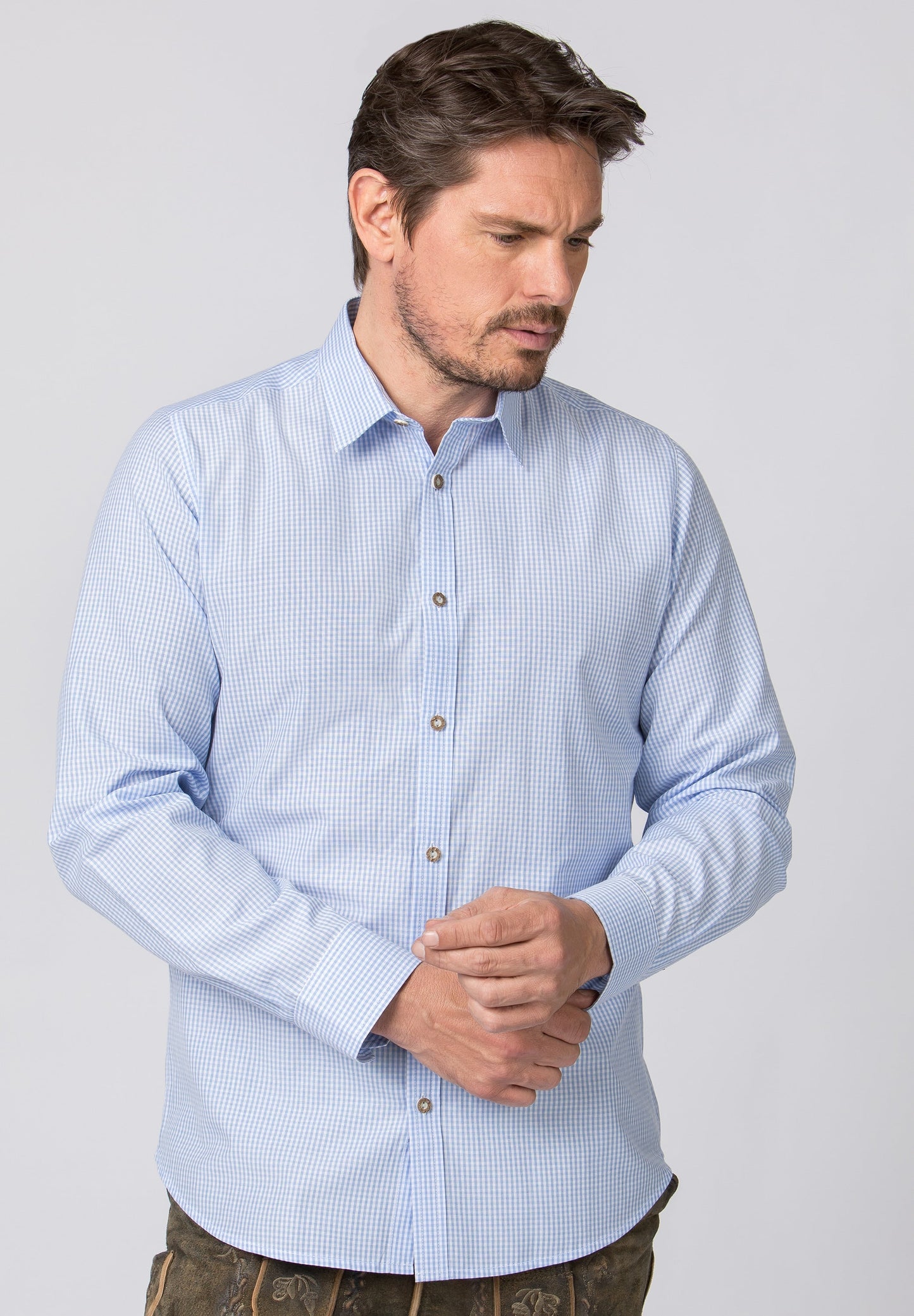 Stockerpoint Mens "Ralph" Light Blue Long Sleeve Shirt (3xl)