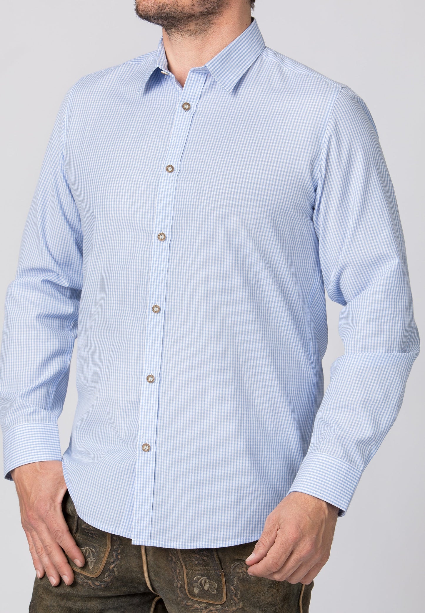 Stockerpoint Mens "Ralph" Light Blue Long Sleeve Shirt (3xl)