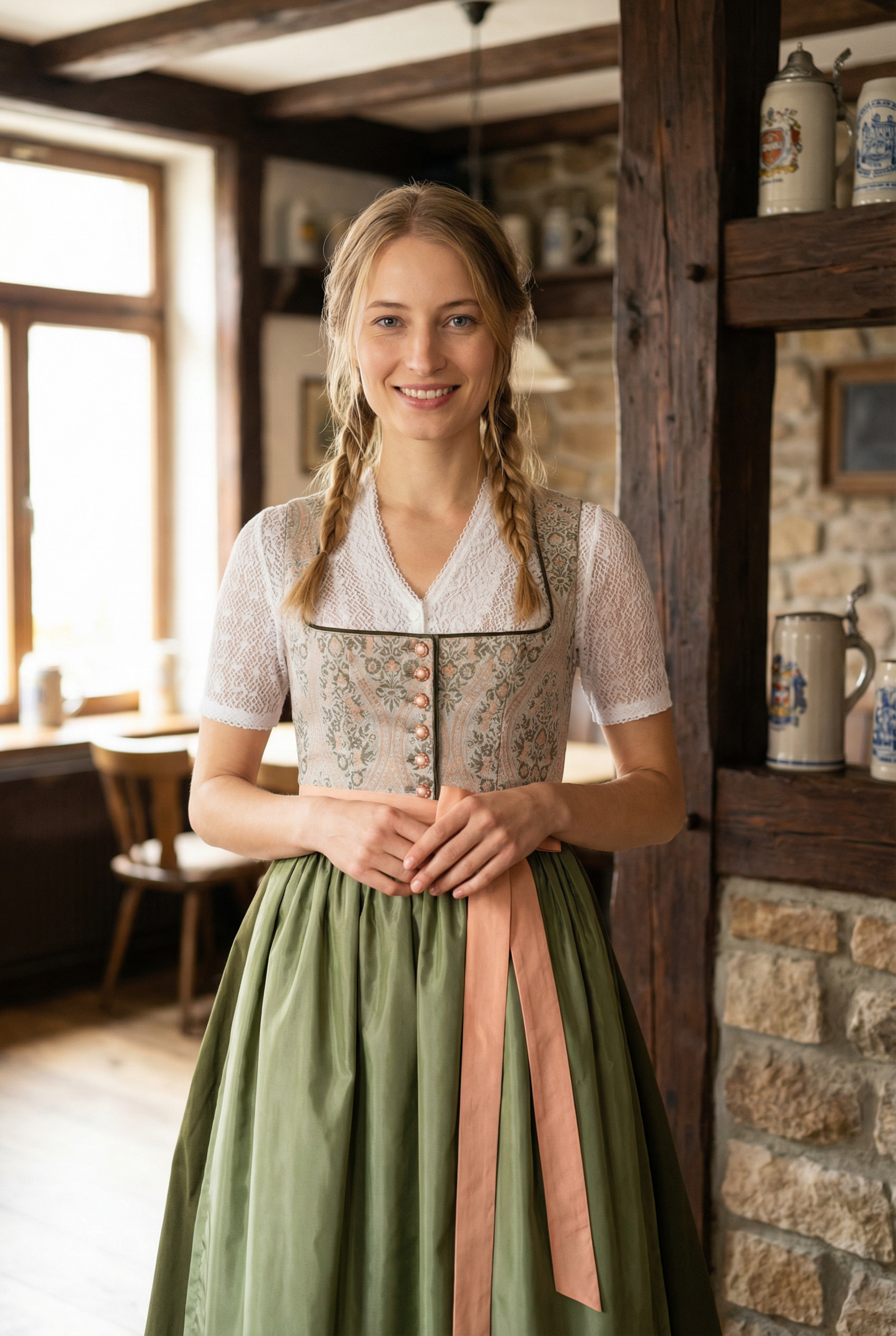 Berwin Maxi Dirndl 2pcs. 80cm