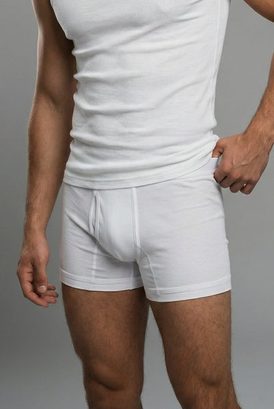 Trigema Premium Organic Cotton Fine Rib Boxer Briefs