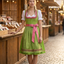 Kruger Midi Dirndl 2pcs. 60cm "Lime" green