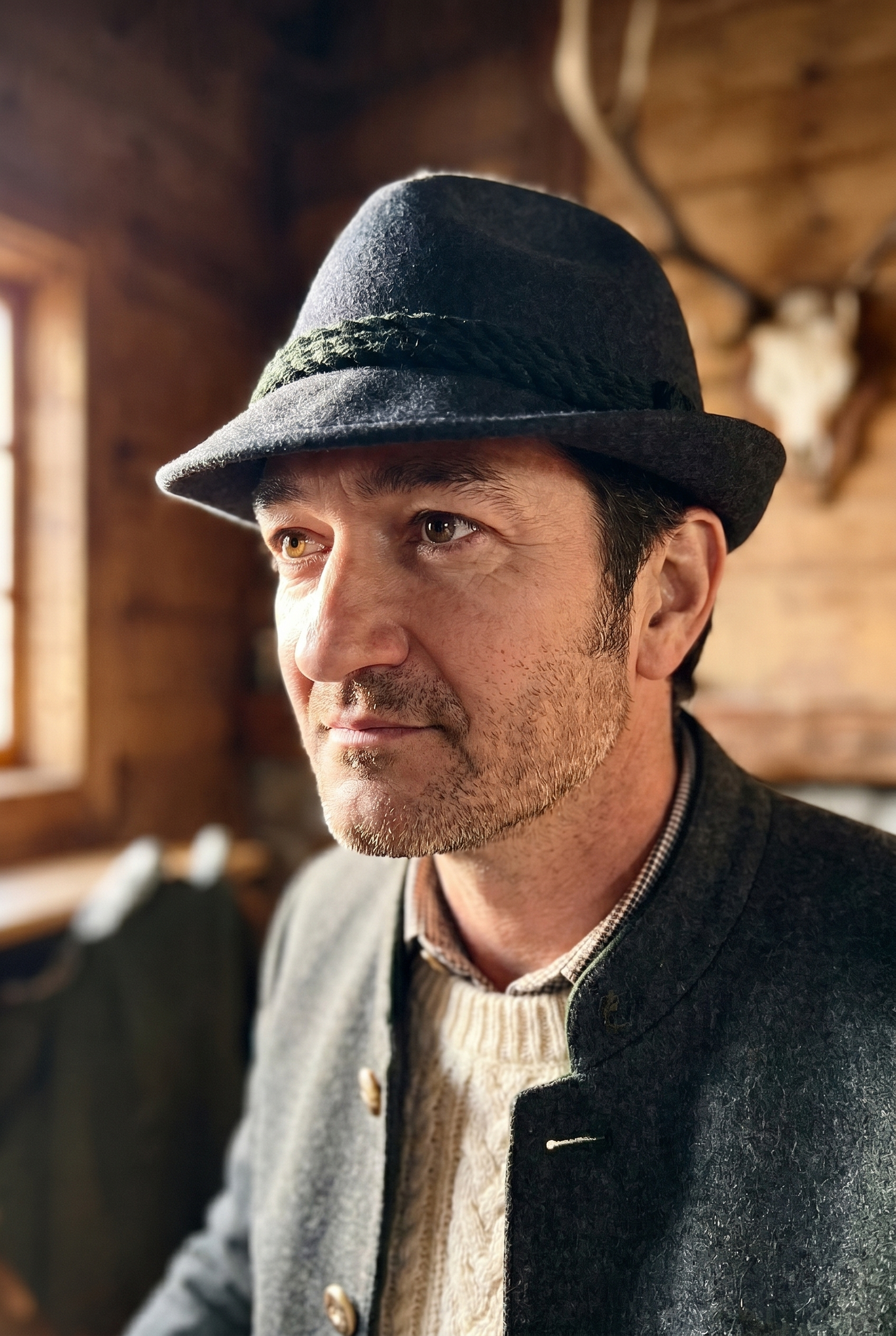 Faustmann Alpine Loden Hat 100% Wool anthracite